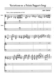 Variations on a Polish Beggar's Song