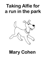 Taking Alfie for a run in the park
