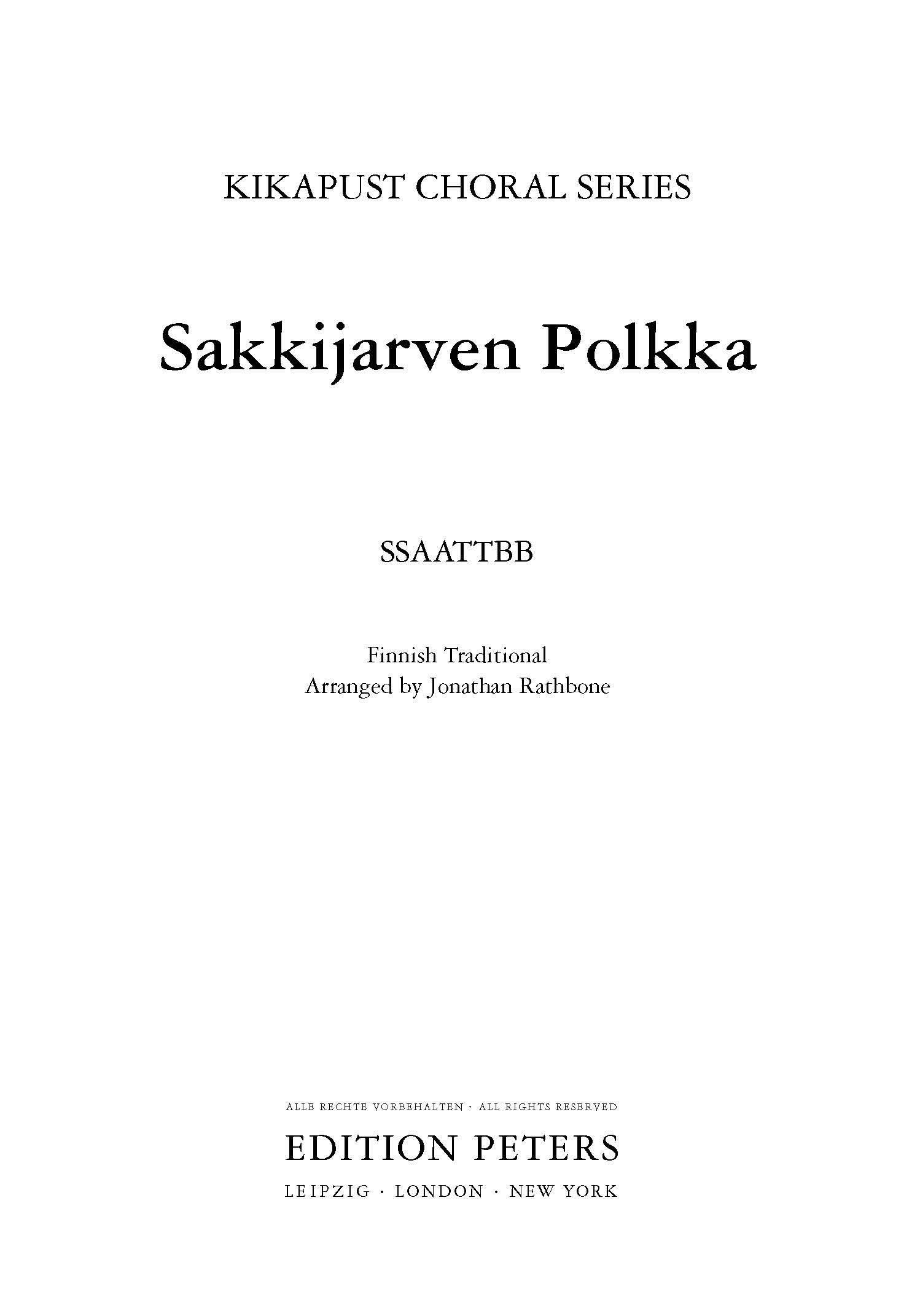 Sakkijarven Polkka