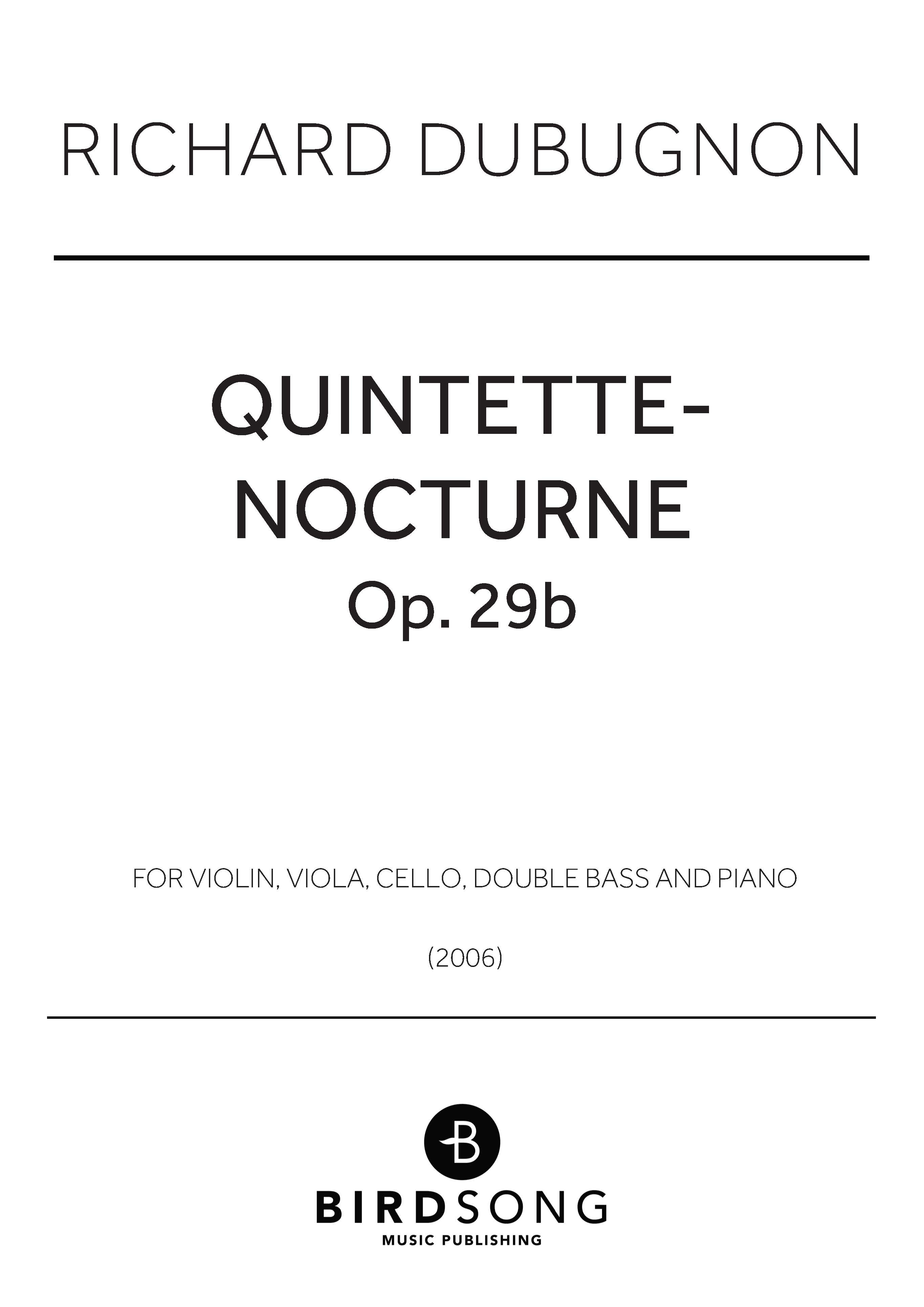 Quintette-Nocturne
