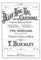 Bluff King Hal And The Cardinal Sheet Music