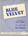 Blue Velvet (Joseph Carpay and Billy Mayerl) Partitions