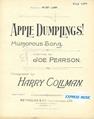 Apple Dumplings Bladmuziek