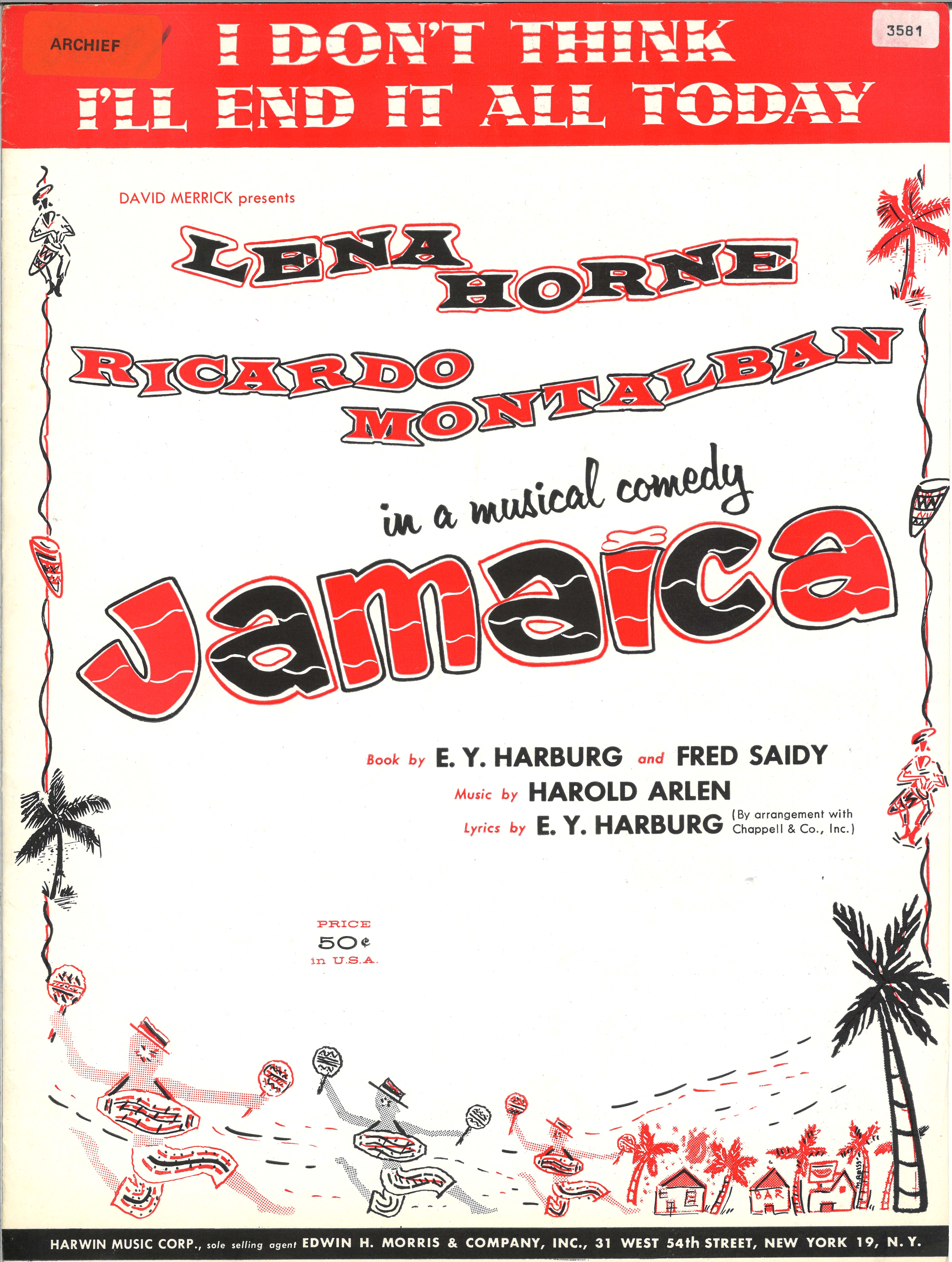 I Don't Think I'll End It All Today (from 'Jamaica')