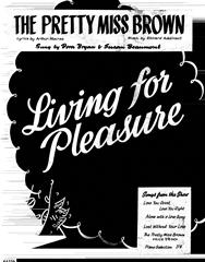 The Pretty Miss Brown (from 'Living For Pleasure')
