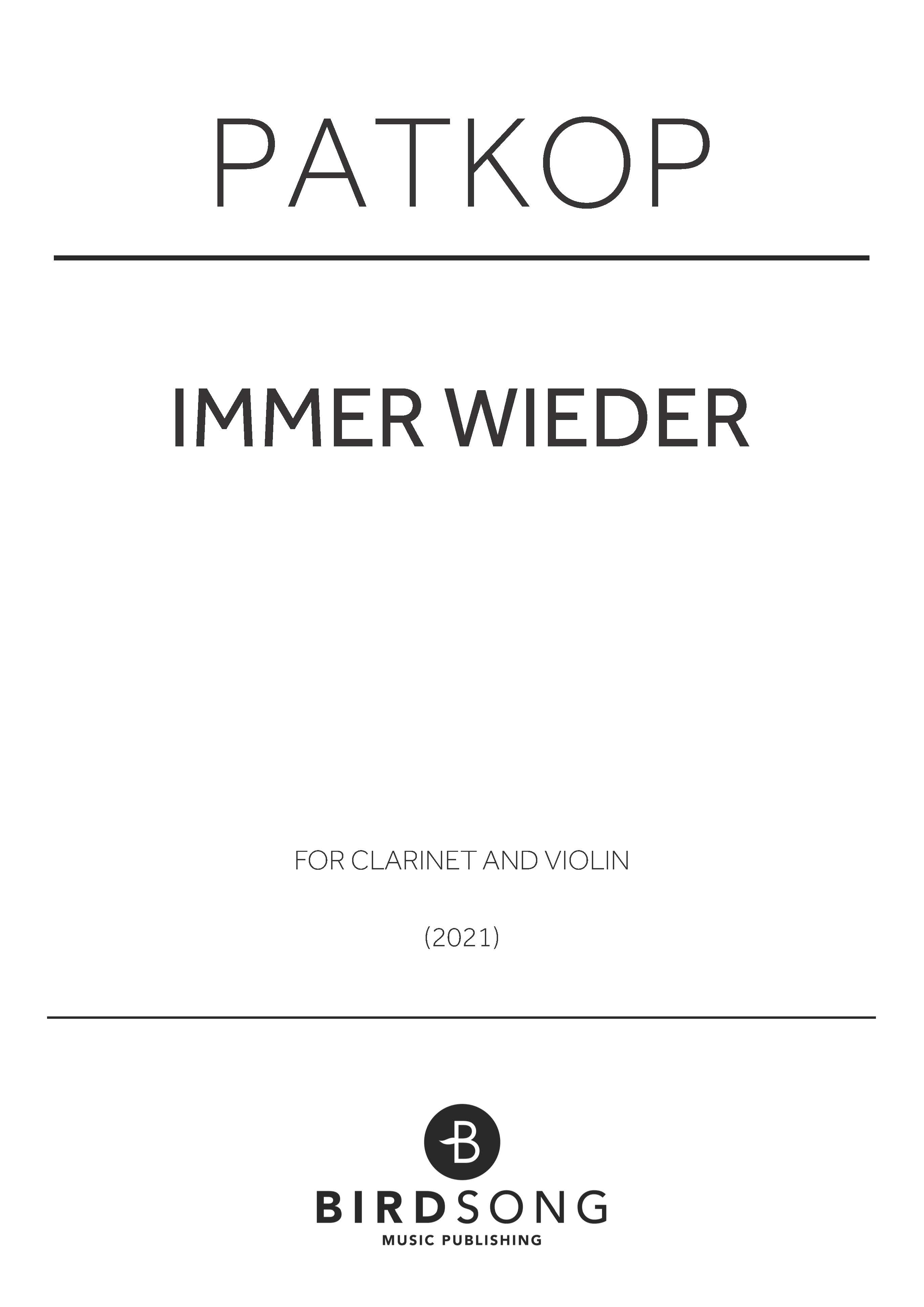 immer wieder