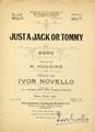 Just A Jack Or Tommy! Partituras