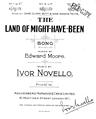 The Land Of Might-Have-Been