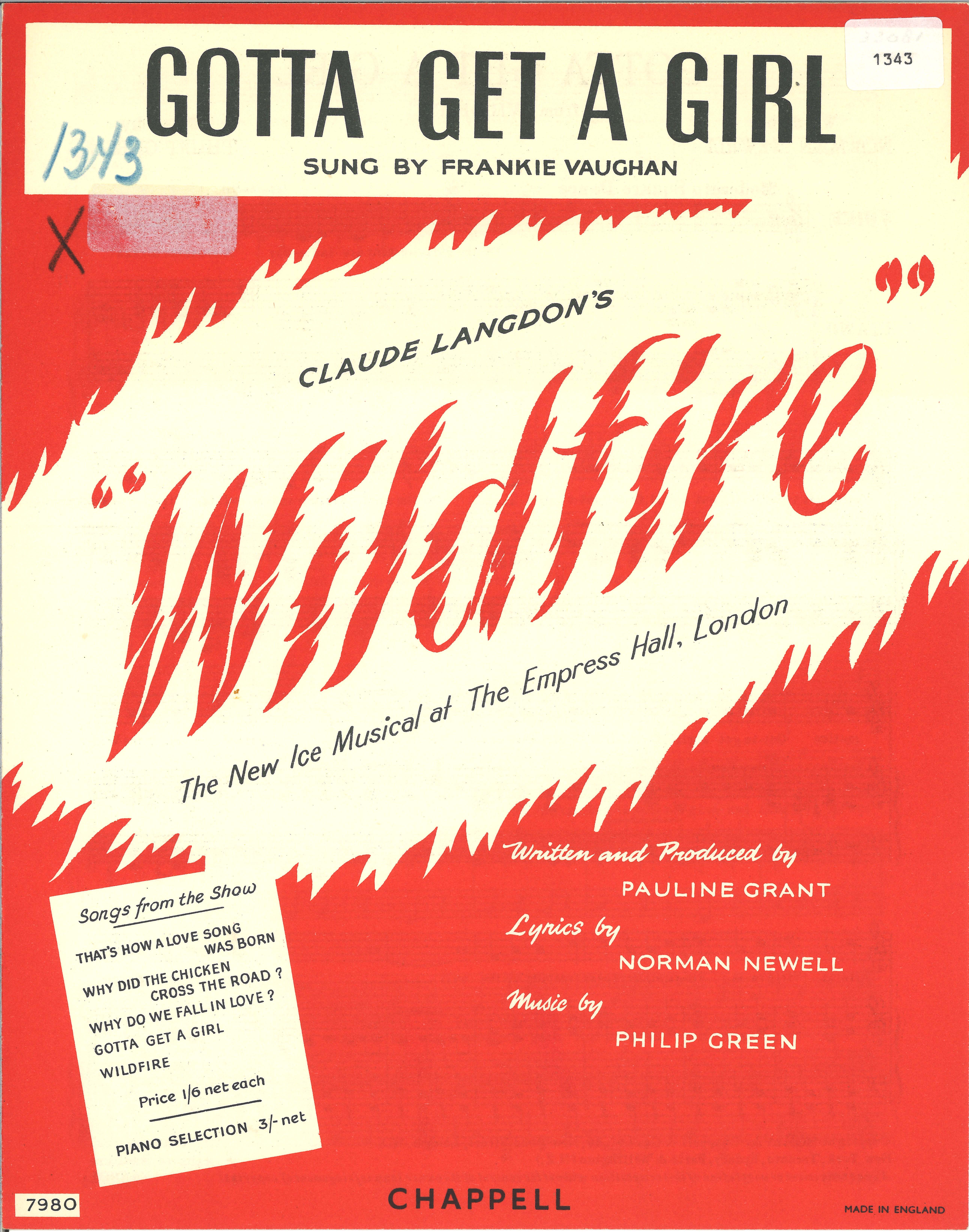 Gotta Get A Girl (from 'Wildfire')