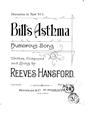 Bills Asthma Sheet Music