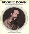 Boogie Down (Eddie Kendricks) Sheet Music