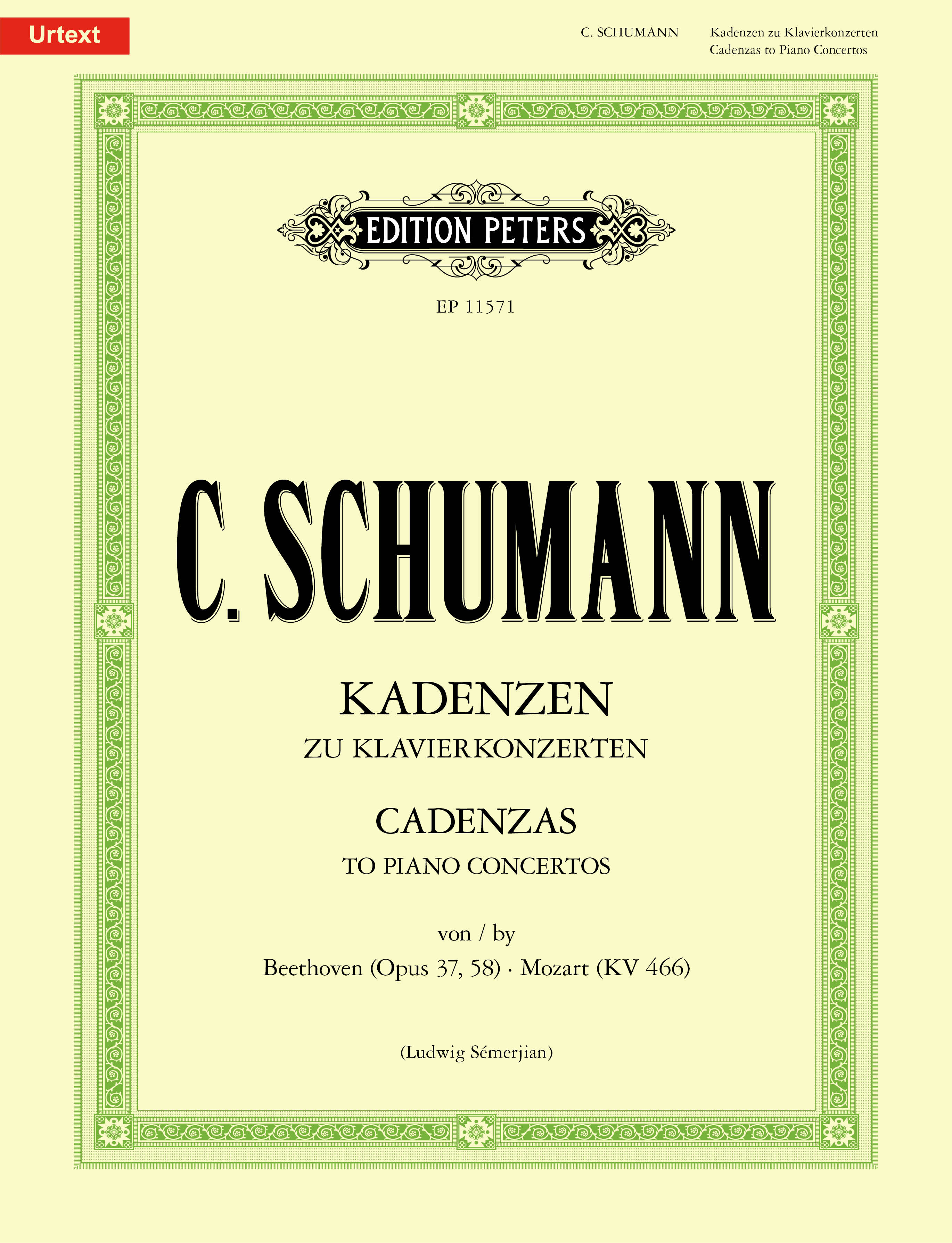 Cadenza to Mozart's Piano Concerto in D Minor K466, third movement (initial version)
