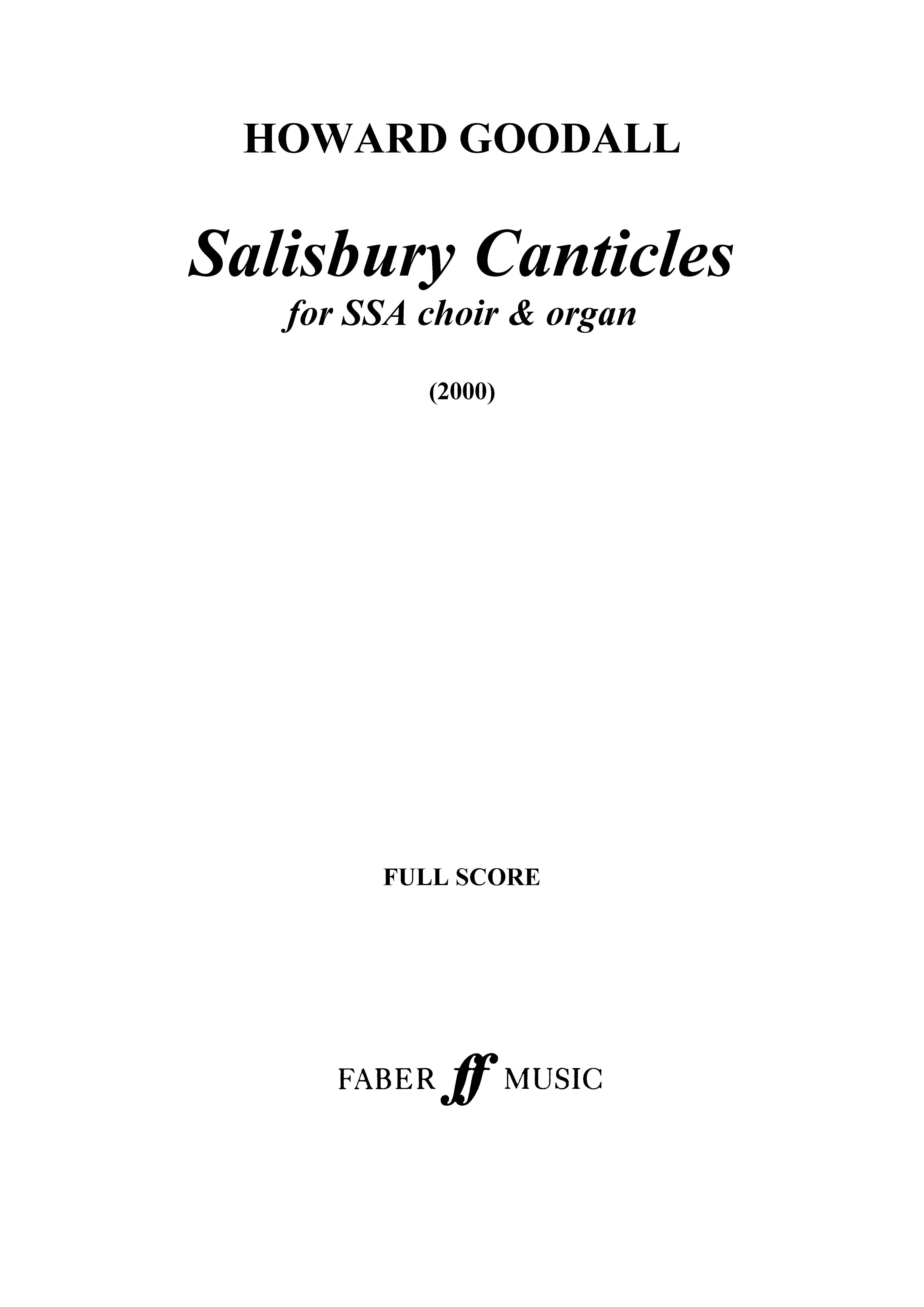 Salisbury Canticles