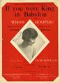 If You Were King In Babylon (from Whos Hooper?) Sheet Music