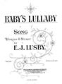 Babys Lullaby Partituras Digitais