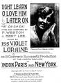 I Might Learn To Love Him Later On (Tra-la-la-la)