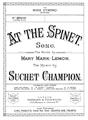 At The Spinet Sheet Music