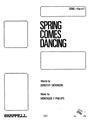 Spring Comes Dancing Bladmuziek