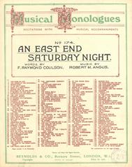 An East End Saturday Night