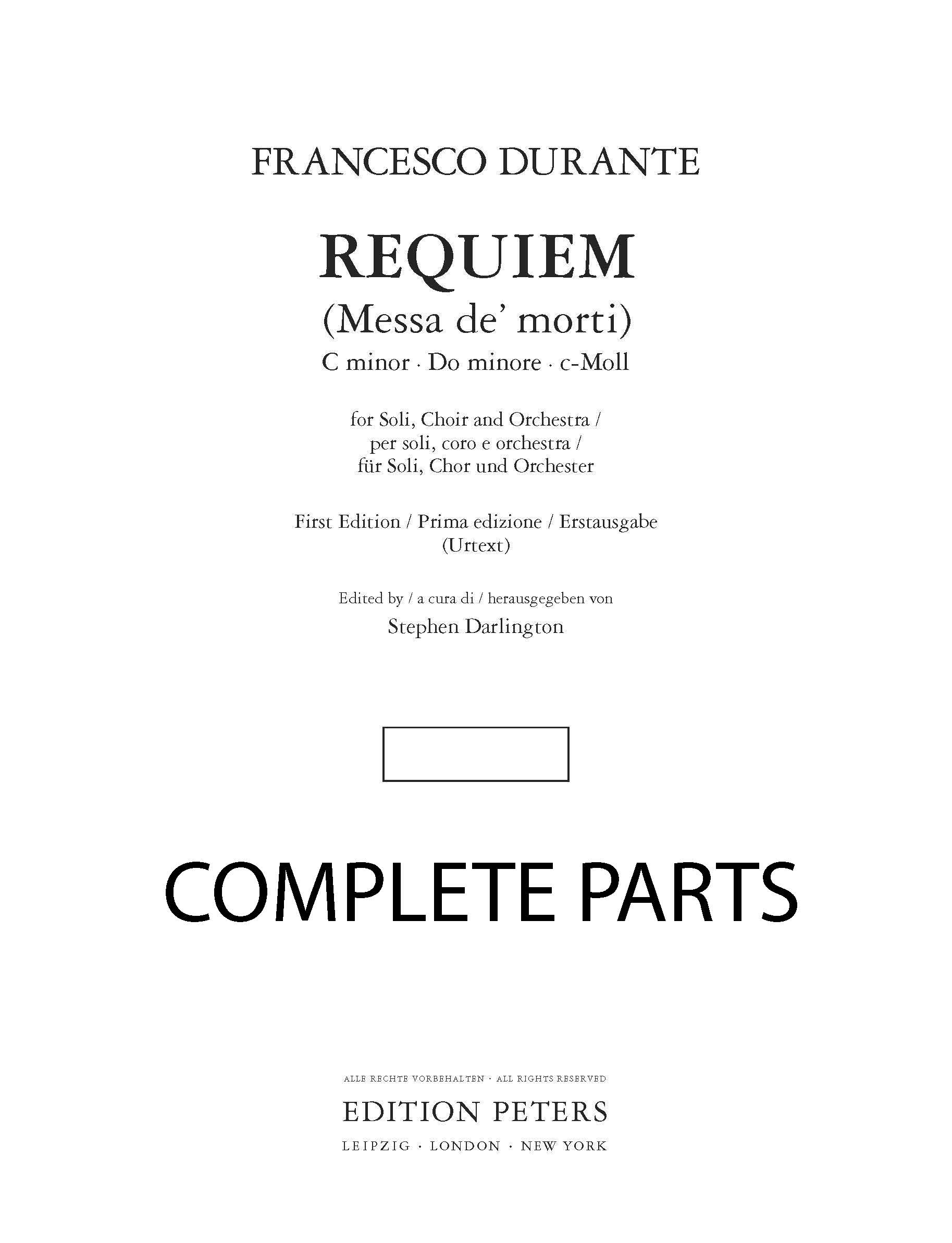 Requiem (Messa de' morti)