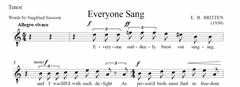 Everyone Sang