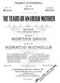 The Tears Of An Irish Mother Sheet Music