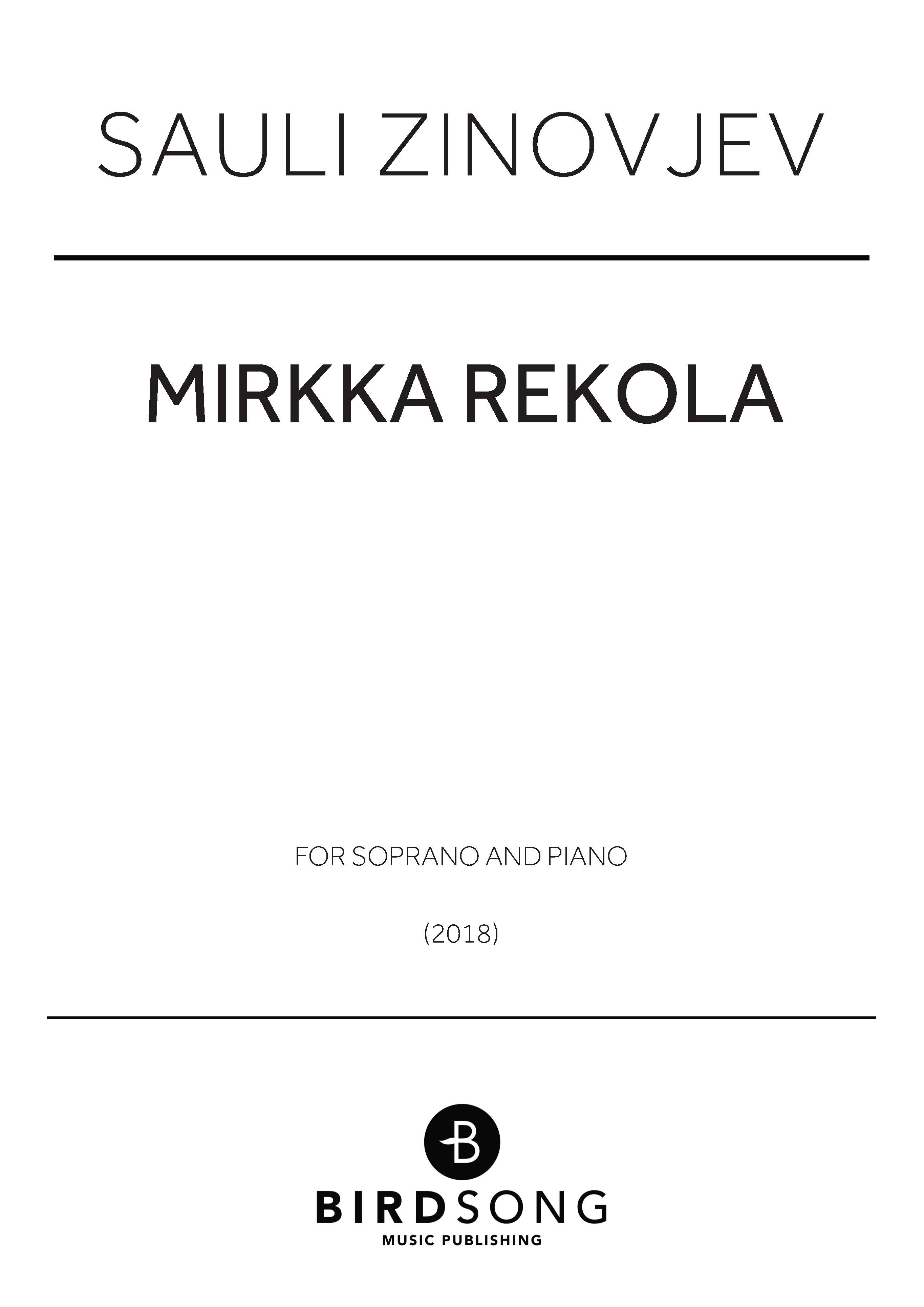 Mirkka Rekola Songs