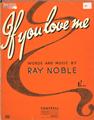 If You Love Me (Al Bowlly) Noter