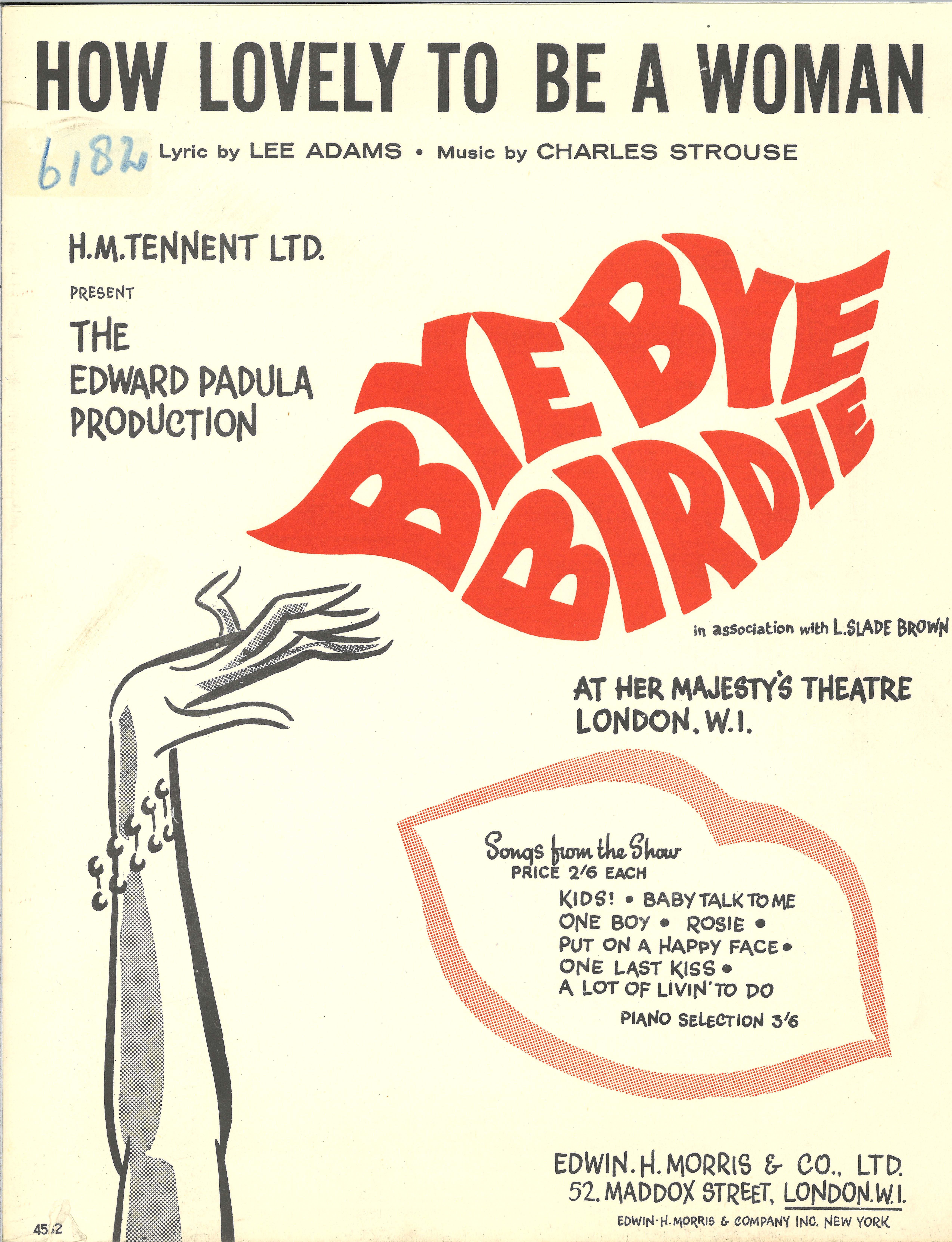 How Lovely To Be A Woman (from 'Bye Bye Birdie')