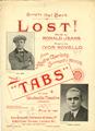 Lost (from Tabs) (Ivor Novello; Hal Bert) Sheet Music