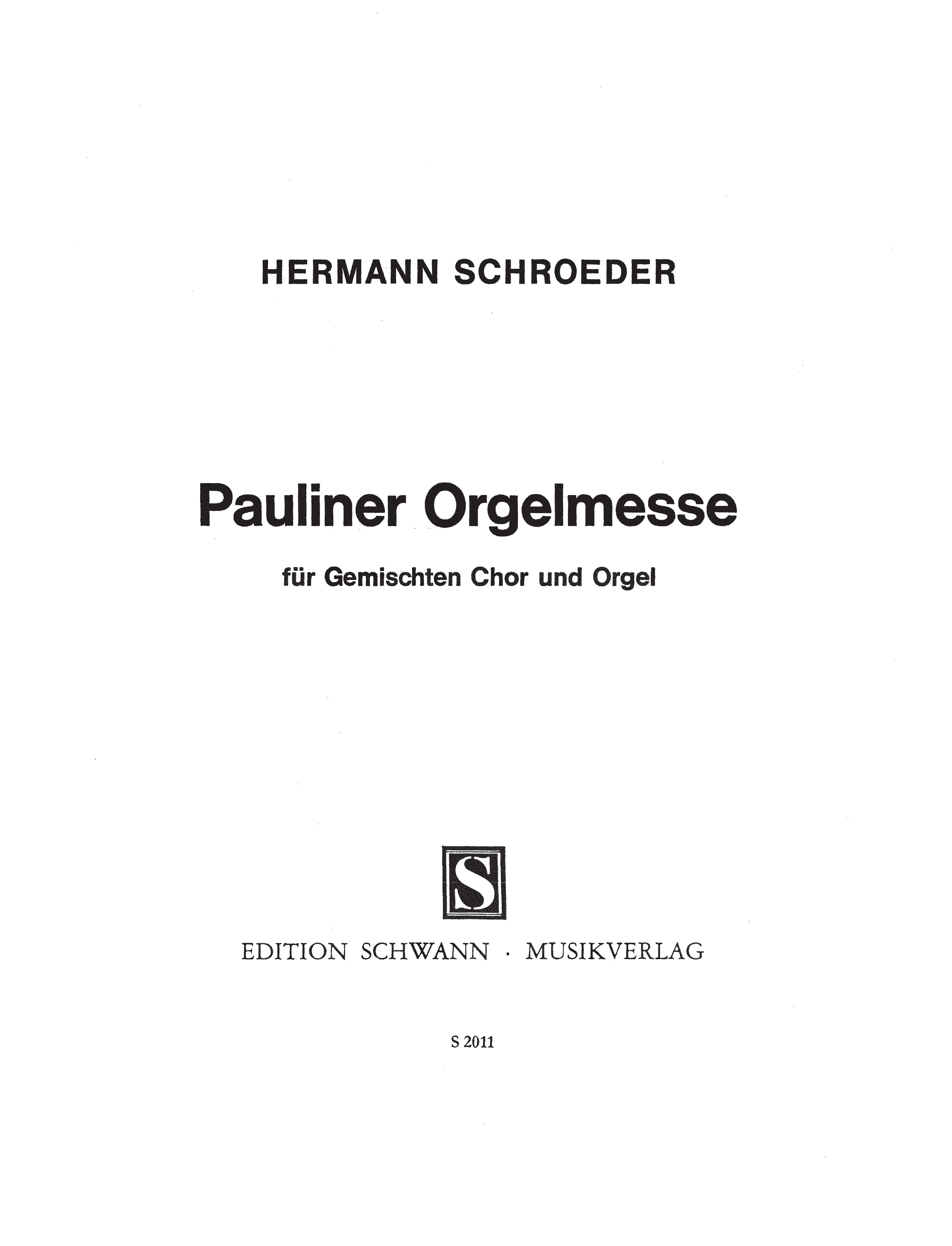 Pauliner Orgelmesse