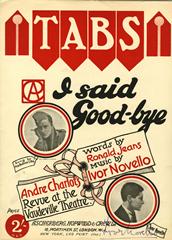 I Said Good Bye (from 'Tabs')