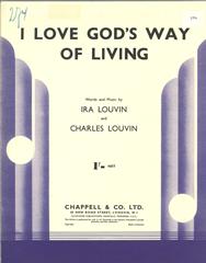 I Love God's Way Of Living