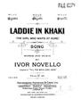 Laddie In Khaki Sheet Music