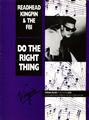 Do The Right Thing (Readhead Kingpin & The FBI) Partiture