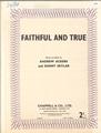 Faithful And True Partituras