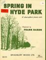 Spring In Hyde Park Bladmuziek