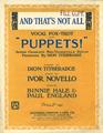 And Thats Not All (from Puppets) Noten