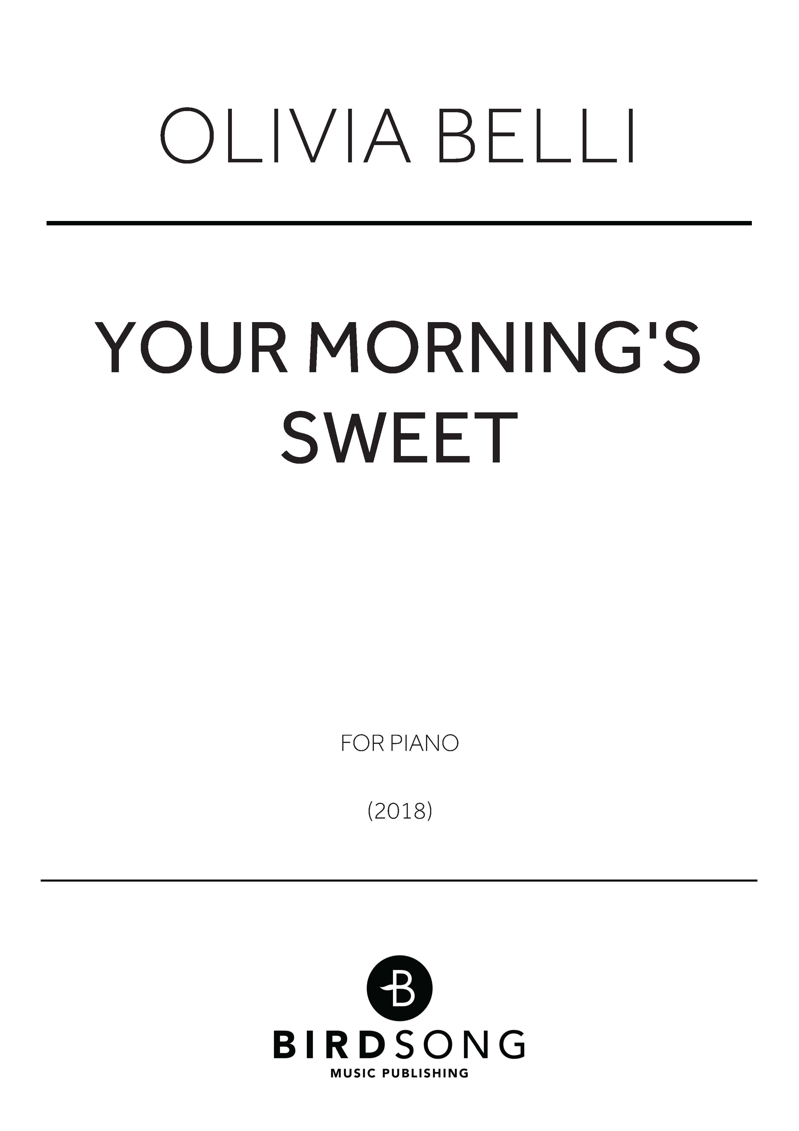 Your Morning's Sweet