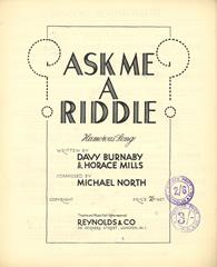 Ask Me A Riddle