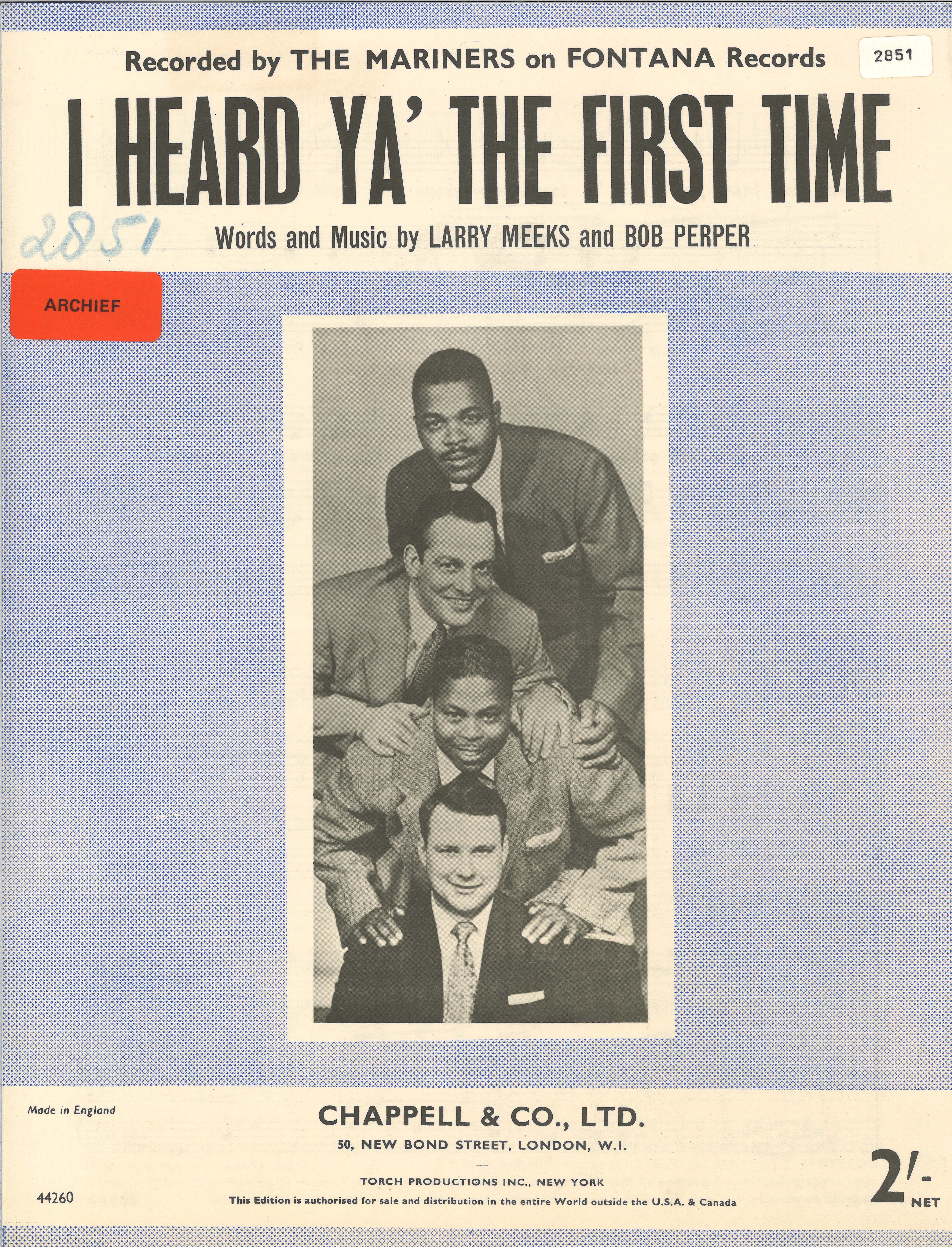 I Heard Ya' The First Time