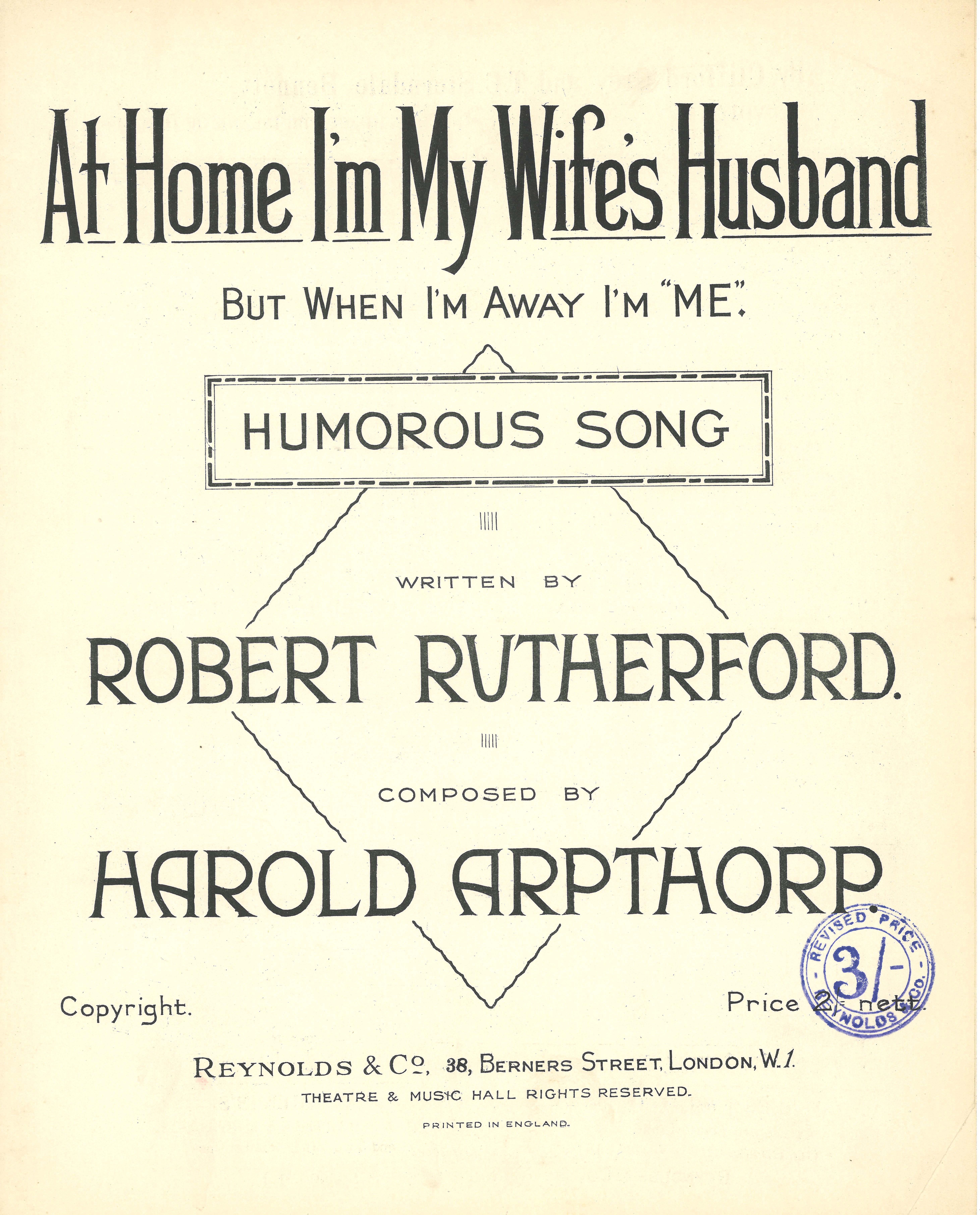 At Home I'm My Wife's Husband
