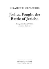 Joshua Fought The Battle Of Jericho