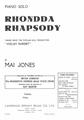 Rhondda Rhapsody (Rhapsody Of Love) Partituras