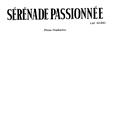 Sérénade Passionnée Bladmuziek