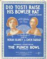 Did Tosti Raise His Bowler Hat ? (When He Said Good-Bye) Sheet Music