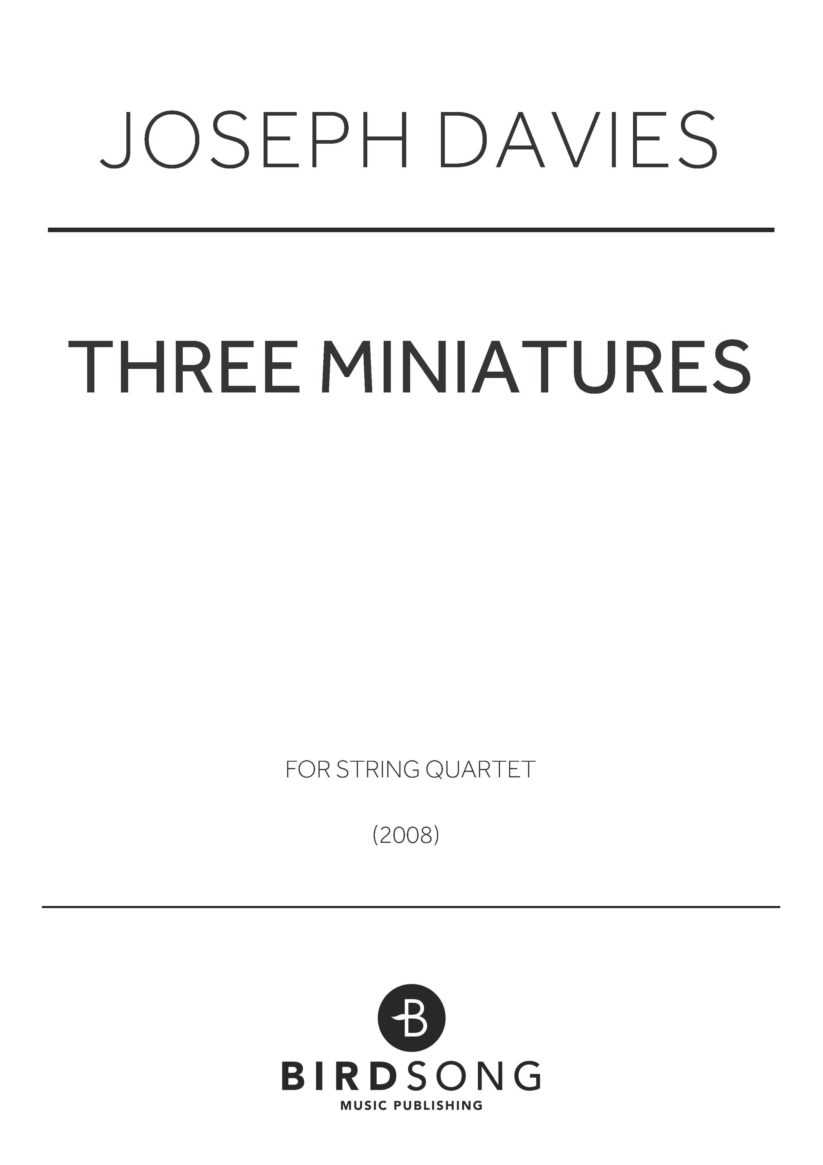 Three Miniatures
