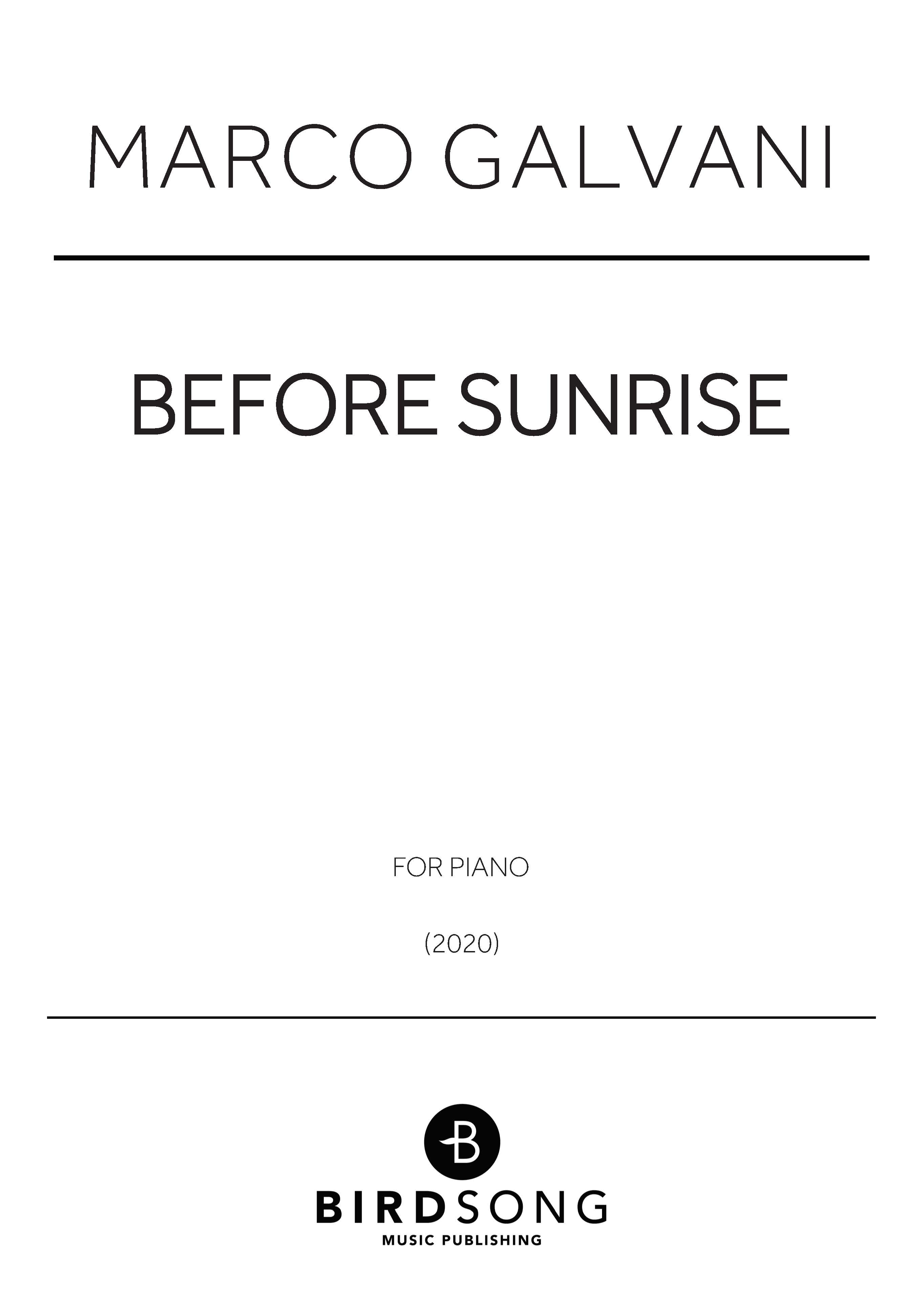 Before Sunrise