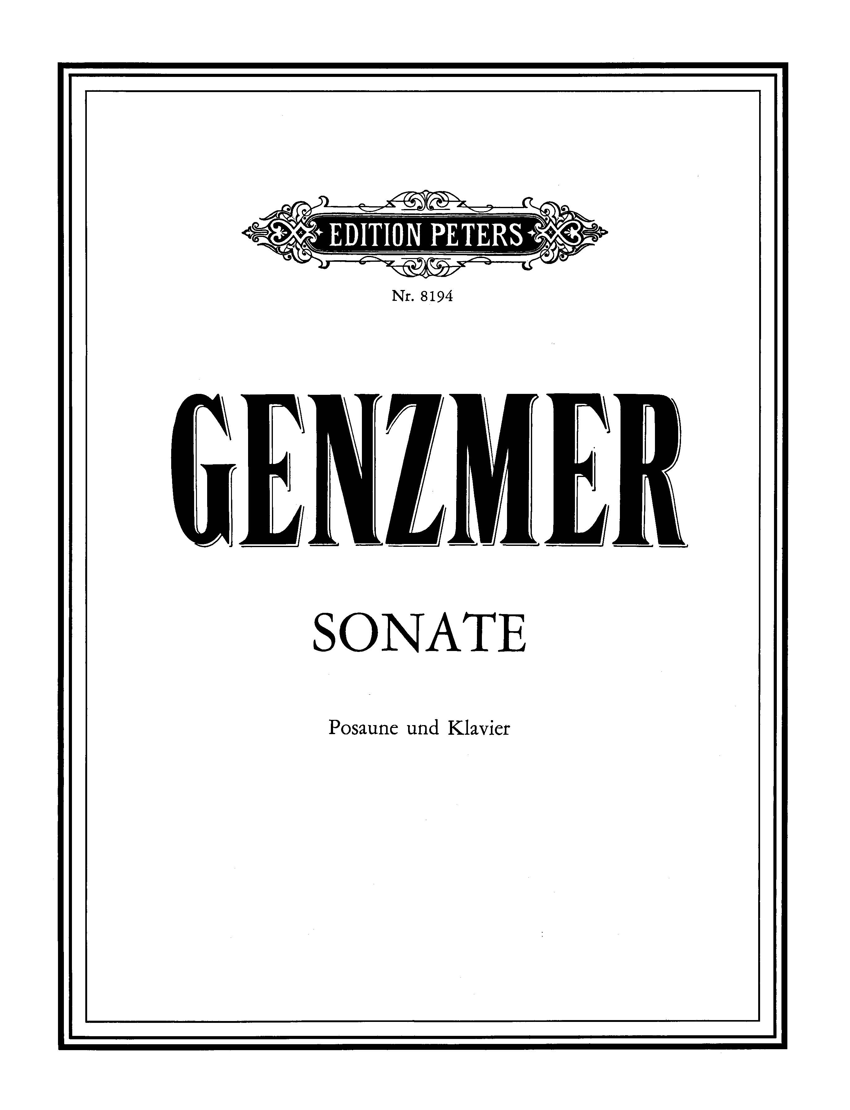Sonate für Posaune und Klavier