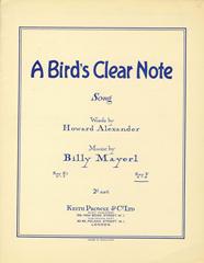 A Bird's Clear Note
